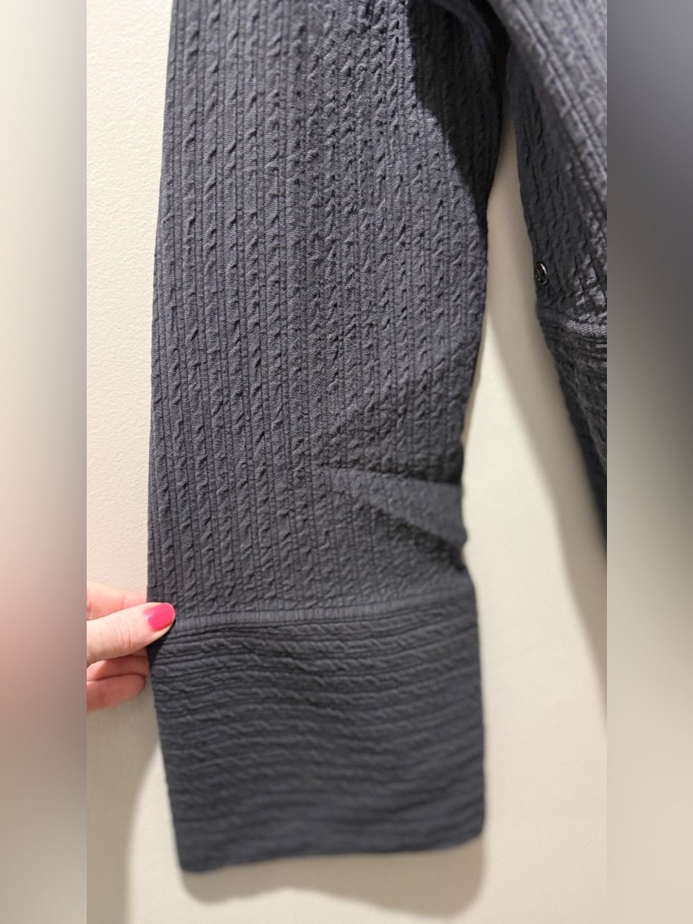 Lululemon Retreat Yourself Hoodie & Wide Leg Cropped Pant Set - Graphite Grey - Picture 10 of 15